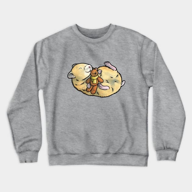 Syrian hamster Crewneck Sweatshirt by animalartbyjess